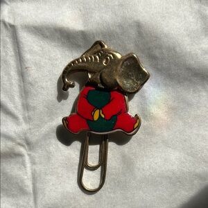 Vintage Elephant Design Bookmark Clip